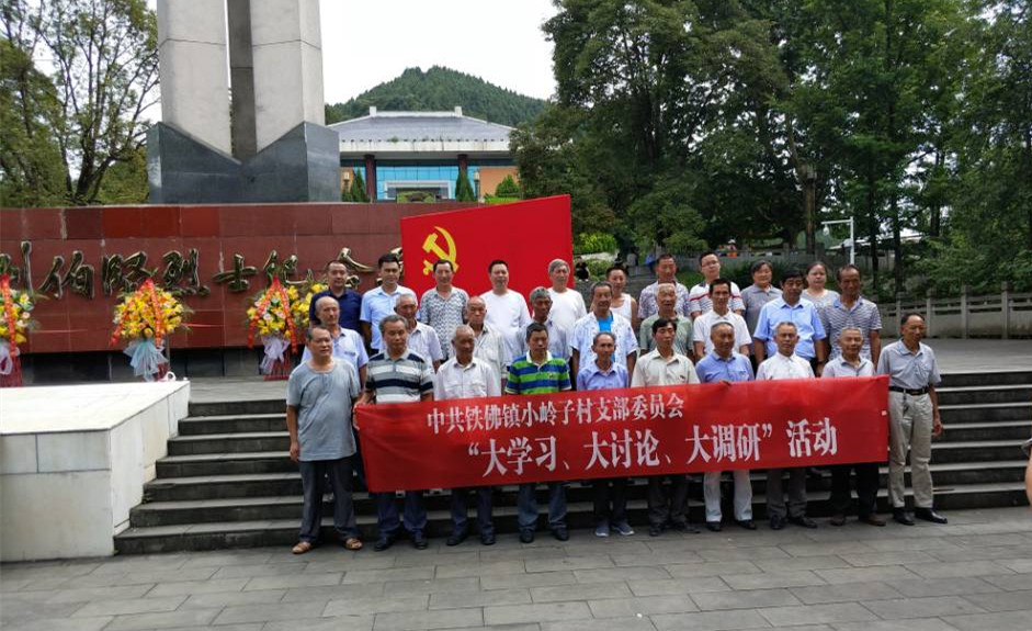 小岭子村党支部7.1赴平昌县开展“大学习、大讨论、大调研”活动
